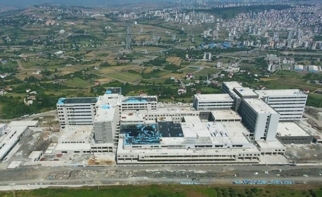 Samsun Şehir Hastanesi inşaatı yüzde 73’e ulaştı