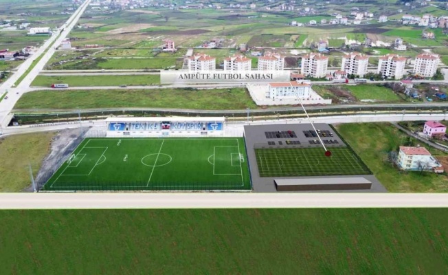Karadeniz’in ilk ampute futbol sahası Tekkeköy’e yapılacak