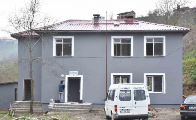 Tekkeköy’de Yeniköy Köy Konağı çalışmalarında sona gelindi
