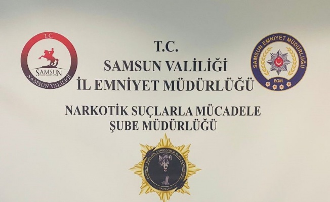 Samsun’da 1 kilo 773 gram metamfetamin ele geçirildi: 3  gözaltı