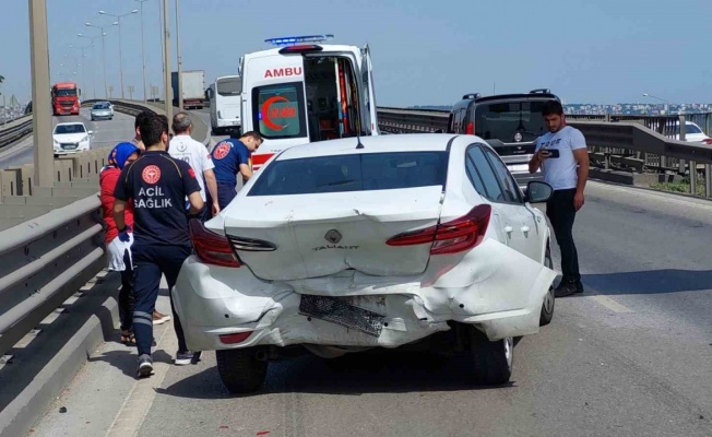 Samsun’da zincirleme kaza: 2 yaralı