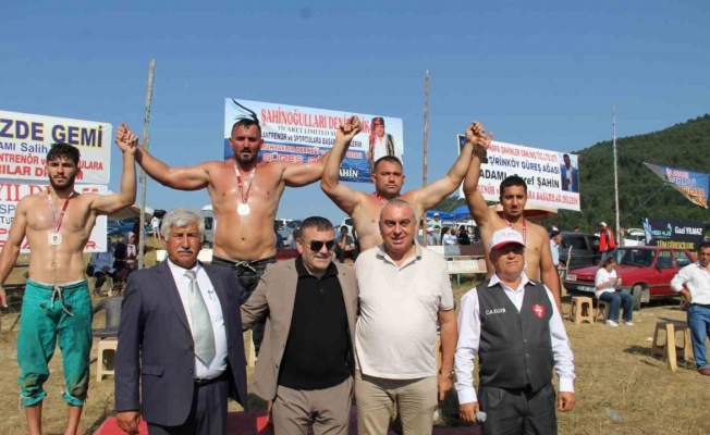 Alaçam Dürtmen Yayla Şenlikleri’nde başpehlivan Fatih Kanbur