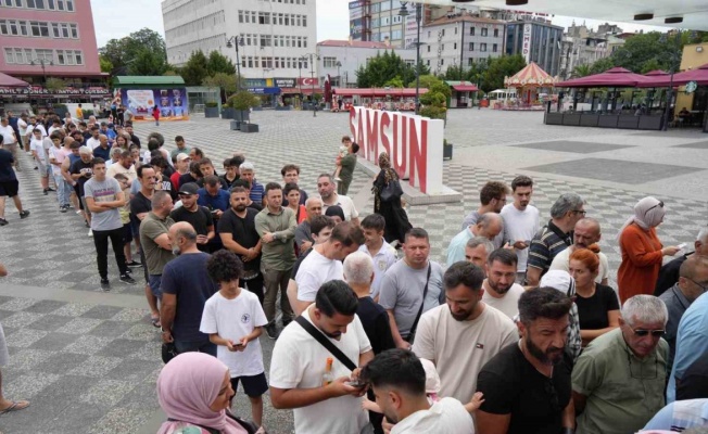 Samsunspor - Beşiktaş maçı biletlerine yoğun ilgi