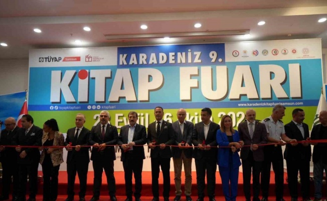 9. Karadeniz Kitap Fuarı açıldı