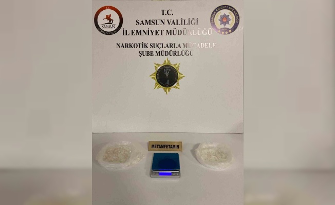 Samsun’da 232,86 gram metamfetamin ele geçirildi: 1 gözaltı