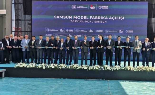 Türkiye’deki 10’uncu ‘model fabrika’ Samsun’da açıldı