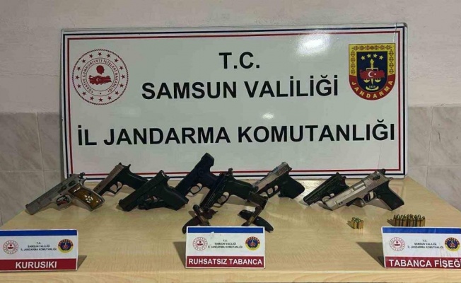 Düğünde silahla havaya ateş açan 6 kişi jandarma tarafından yakalandı