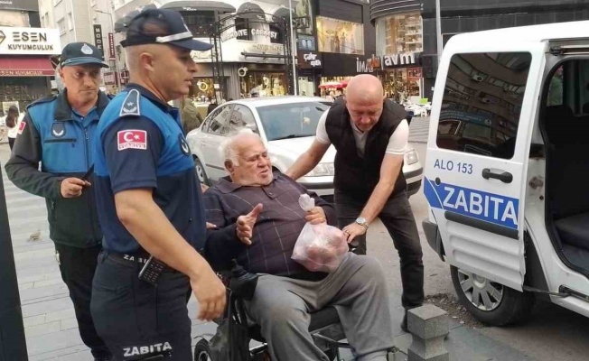 İlkadım’da zabıta ekiplerinden gönüllere dokunan hareket