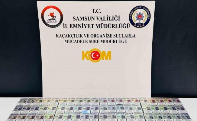 Samsun’da 100 adet kaçak elektronik sigara ele geçirildi