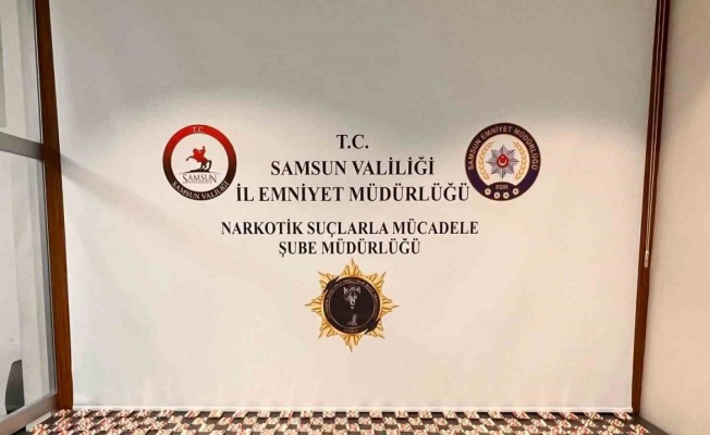 Samsun’da 3 bin 360 adet uyuşturucu hap ele geçirildi