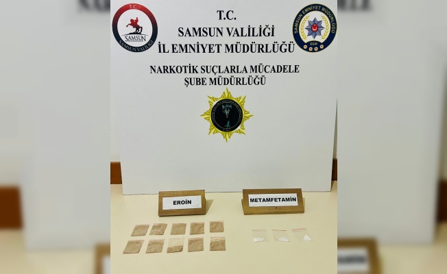 Samsun’da genç kadın uyuşturucuyla yakalandı