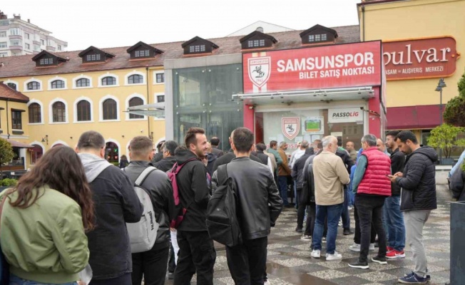 Samsunsporlu taraftarlardan Fenerbahçe maçına yoğun ilgi