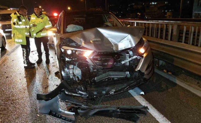 Samsun’da 4 araçlı zincirleme trafik kazası: 3 yaralı