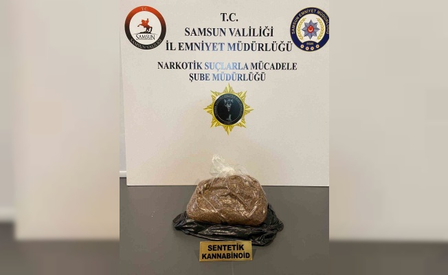 Samsun’da 575 gram bonzai ile yakalanan 2 kişi gözaltına alındı