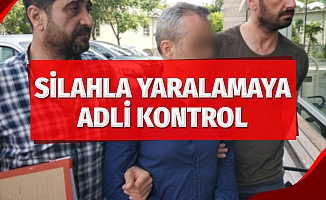 Samsun'da silahla yaralamaya adli kontrol