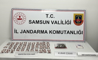 Jandarma ekipleri uyuşturucu madde ele geçirdi