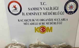 Samsun’da 150 kilo kaçak tütün ele geçirildi: 2 gözaltı