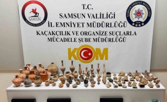 Samsun’da 325 tarihi eser ele geçirildi: 1 gözaltı