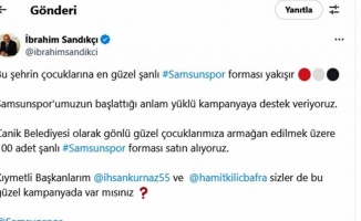 Samsun’da, belediye başkanlarından forma kampanyasına büyük destek