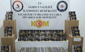 Samsun’da 250 bin makaron ele geçirildi